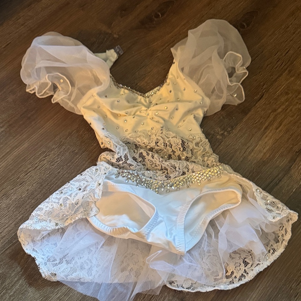 Bridal themed Custom Dance Costume